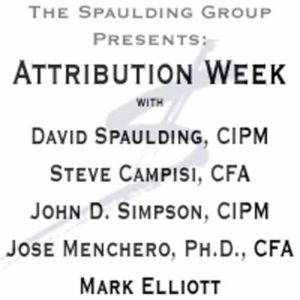 Attribution week - A Web Conference Dedicated to Performance Attribution