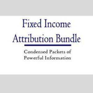 Fixed Income Attribution Bundle