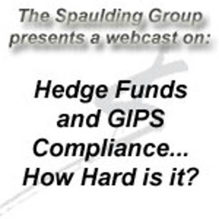 Hedge Funds and GIPS Compliance - GIPS Performance Measurement TSG