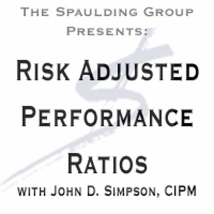 Risk Adjusted Performance Ratios - Webcast - GIPS Performance Measurement TSG