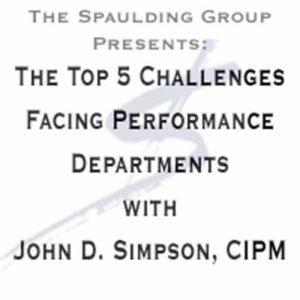 The Top 5 Challenges Facing Performance Measurement GIPS Performance Measurement TSG