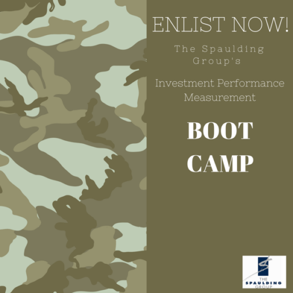 Investment Performance Measurement Boot Camp TSG