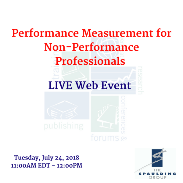Performance Measurement from TSG
