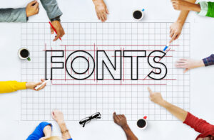 Fonts graphic